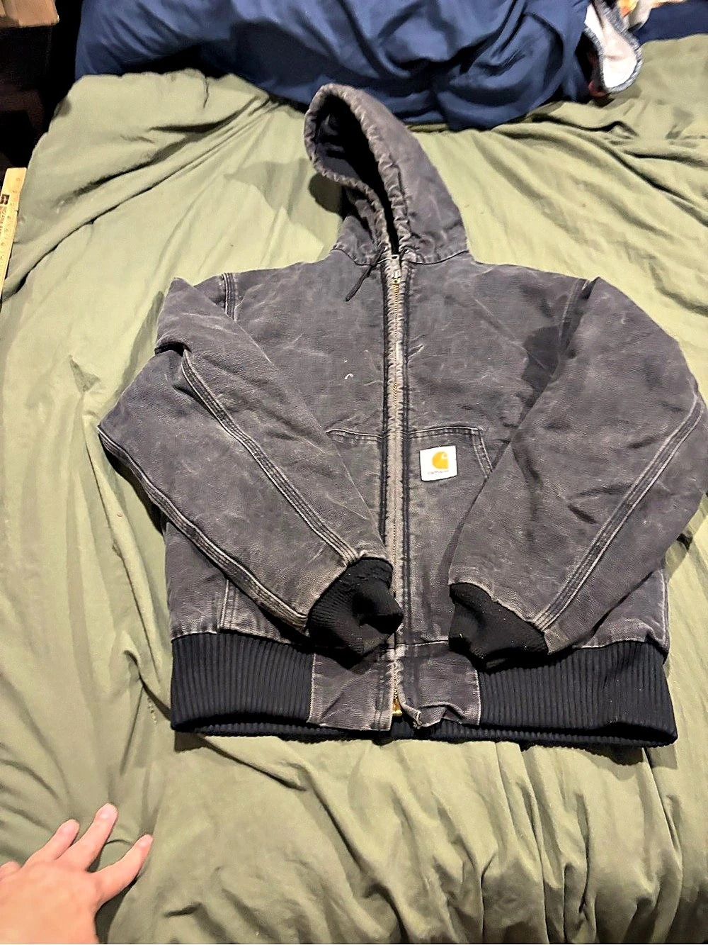 Carhartt Washed Duck Insulated Active Jacket (J130 / 104050) Men's Black